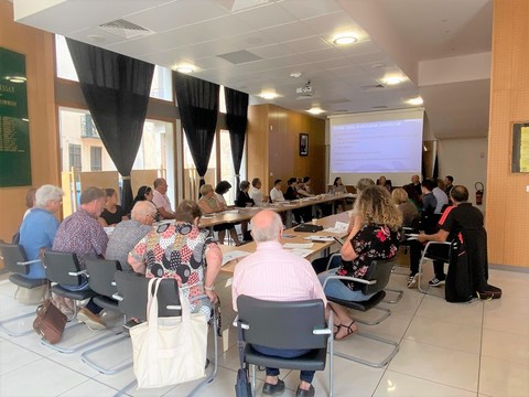 La journée de formation s’est déroulée dans la salle du conseil municipal en présence des notaires de l’Hérault