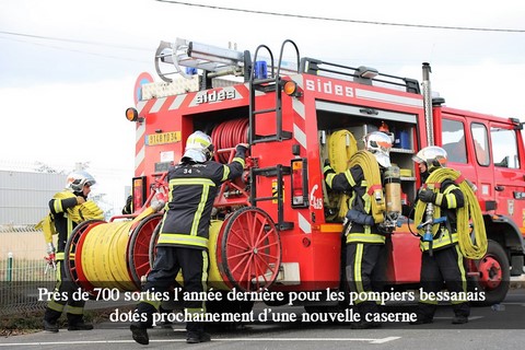 Près de 700 sorties l’année dernière pour les pompiers bessanais dotés prochainement d’une nouvelle caserne