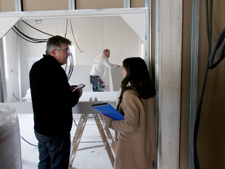 Pauline Fabre a pris ses fonctions et assure l’aménagement intérieur des bâtiments entièrement reconstruits