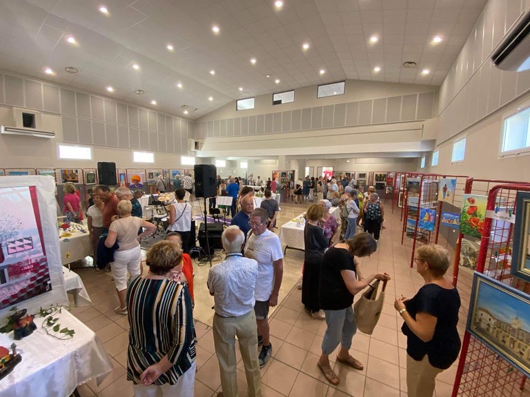 Chaque année, l’expo connaît un grand succès autour des œuvres des membres et des invités de l’association