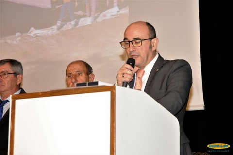 Le maire Vincent Gaudy lors des voeux 2020