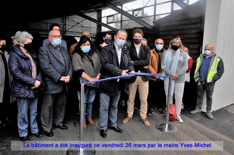 Le bâtiment a été inauguré ce vendredi 26 mars par le maire Yves-Michel 