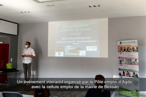Un événement interactif organisé par le Pôle emploi d’Agde avec la cellule emploi de la mairie de Bessan