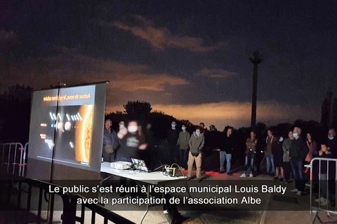 Le public s’est réuni à l’espace municipal Louis Baldy avec la participation de l’association Albe