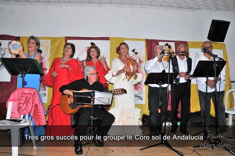                Très gros succès pour le groupe le Coro sol de Andalucia