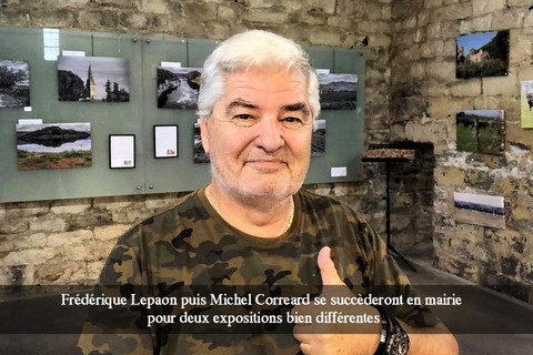 Frédérique Lepaon puis Michel Correard se succèderont en mairie pour deux expositions bien différentes