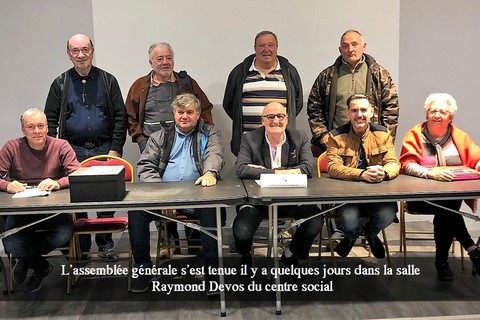 L’assemblée générale s’est tenue il y a quelques jours dans la salle Raymond Devos du centre social