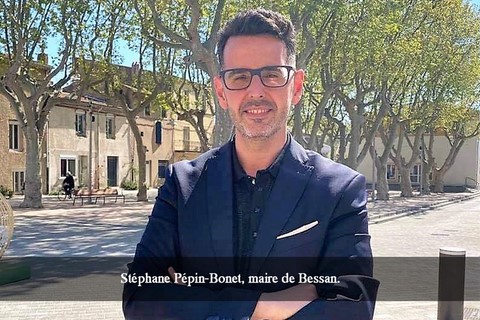 Stéphane Pépin-Bonet, maire de Bessan.