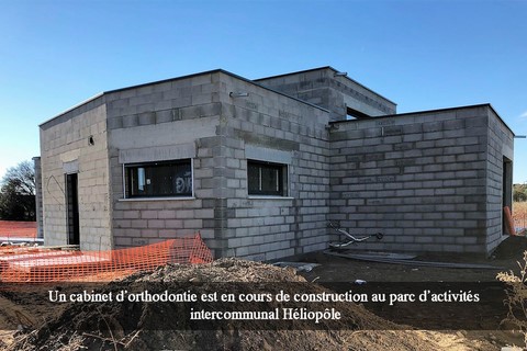 Un cabinet d’orthodontie est en cours de construction au parc d’activités intercommunal Héliopôle