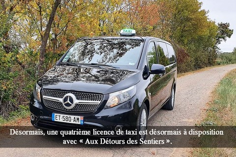 : Désormais, une quatrième licence de taxi est désormais à disposition avec « Aux Détours des Sentiers ».