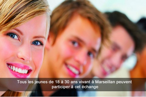 Tous les jeunes de 18 à 30 ans vivant à Marseillan peuvent participer à cet échange