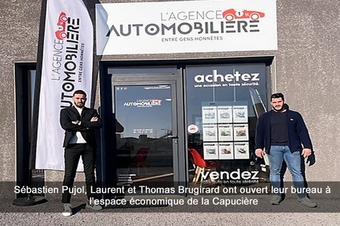 Sébastien Pujol, Laurent et Thomas Brugirard ont ouvert leur bureau à l’espace économique de la Capucière
