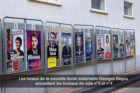 : Les locaux de la nouvelle école maternelle Georges Bégou accueillent les bureaux de vote n°3 et n°4