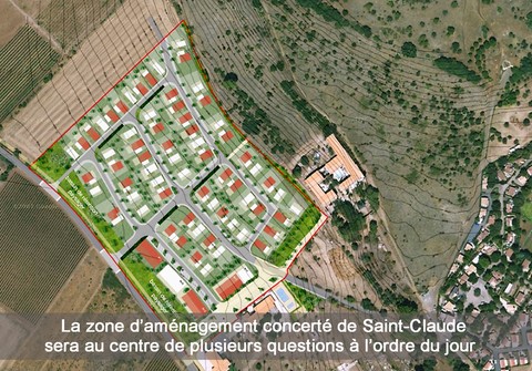 La zone d’aménagement concerté de Saint-Claude sera au centre de plusieurs questions à l’ordre du jour