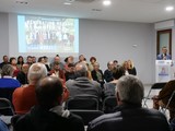 Stéphane Pépin-Bonet et son équipe ont présenté les actions de la mairie devant un auditoire très attentif